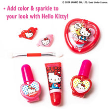 Sanrio Hello Kitty Kids Makeup Set - Color Collection with 3 Moisturizing and Hydrating Products, Soft Shine Finish, Fun Flavors, Cruelty-Free and Vegan