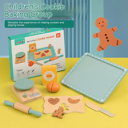 Wooden Tea Time Playset for Kids