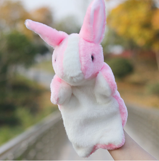 Charming Bunny Hand Puppet for Kids