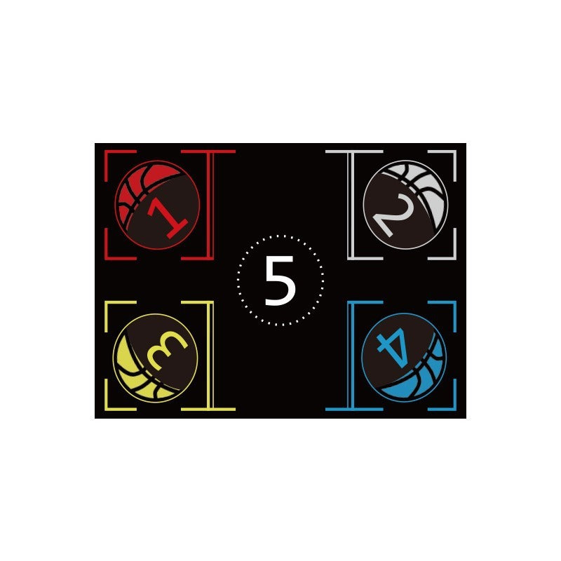 Basketball Footwork Training Mat - Non-Slip Skill Builder