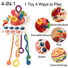 Octopus Sensory Toy for Babies – Pull & Pop Fun