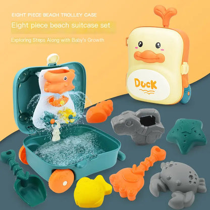 Summer Fun Kids Beach Playset with Trolley