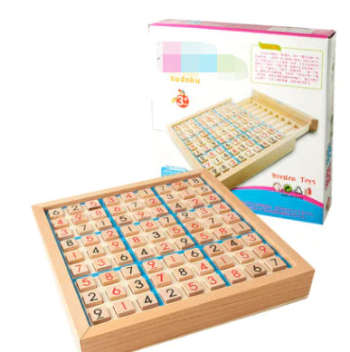Brain-Boosting Wooden Sudoku