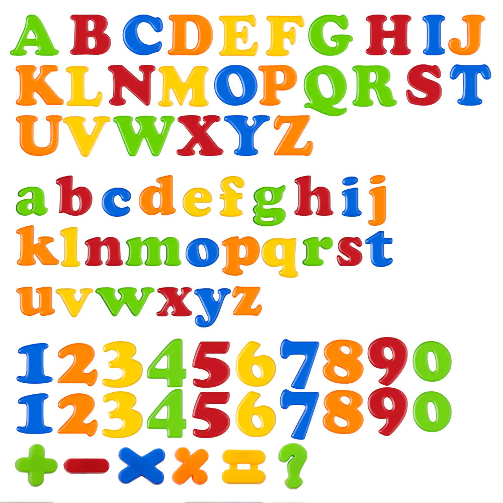 Magnetic Alphabet Letters and Number Set for Kids Learning