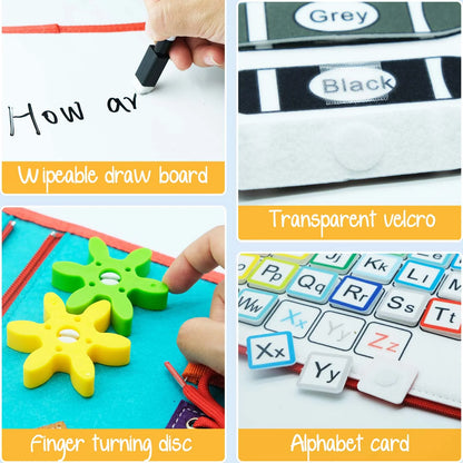 Toddler Busy Board Preschool Children Intelligence Learning Toys Sensory Montessori Board Baby Early Educational Toys