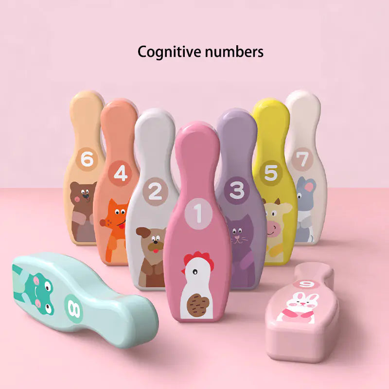 Animal Cartoon Bowling Kit