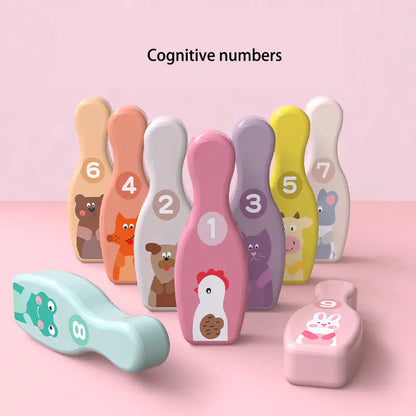 Animal Cartoon Bowling Kit