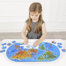 100-Piece Kids Cognitive Puzzle in Carrying Case