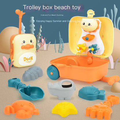 Summer Fun Kids Beach Playset with Trolley