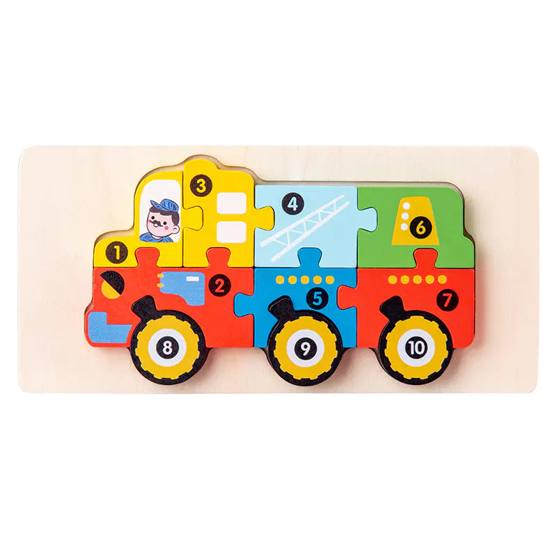 Kids' Learning Wooden Puzzle Sets