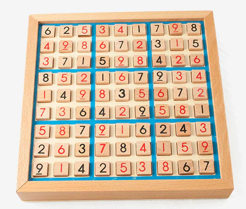Brain-Boosting Wooden Sudoku