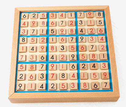 Brain-Boosting Wooden Sudoku
