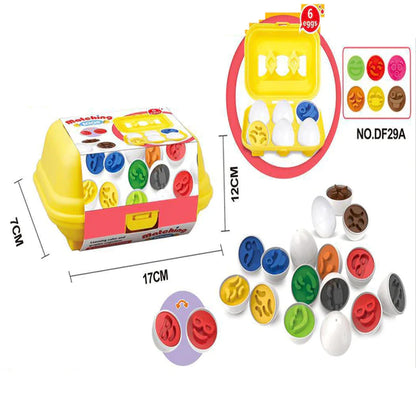 Baby Learning Educational Toy Smart Egg Toy Games Shape Matching Sorters Toys Montessori Eggs Toys for Kids Children 2 3 4 Years