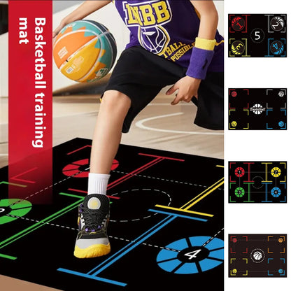 Basketball Footwork Training Mat - Non-Slip Skill Builder