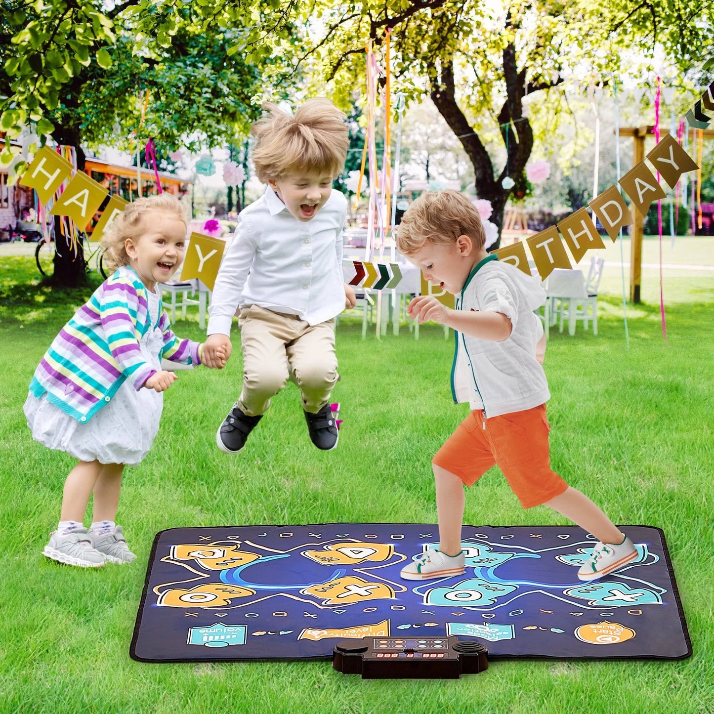 VEVOR Dance Mat for Kids Dance Pad Toys Two Player Gift for 3+ Year Old Girls