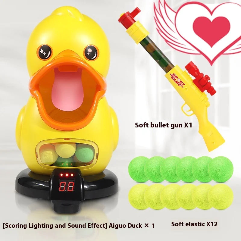 Luminous LED Blaster Toy | Light, Sound & EVA Gun