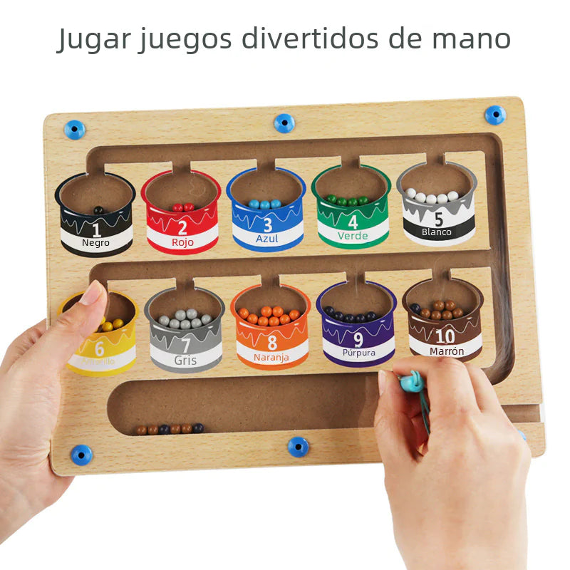 Magnetic Color Sorting Board – Montessori Learning Toy