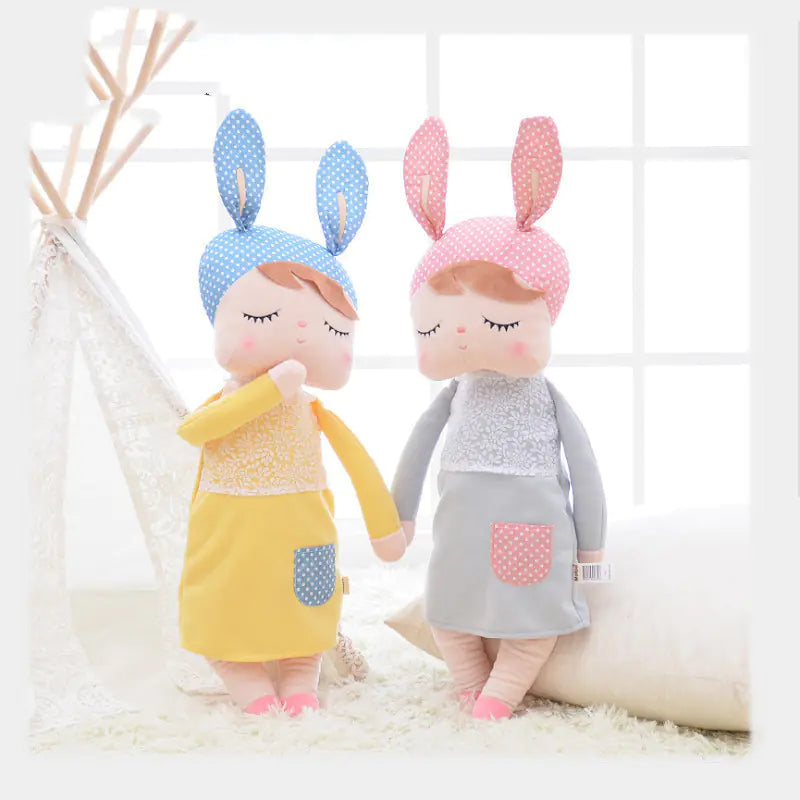 Soft Bunny Ear Plush Dolls for Kids