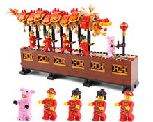 Chinese Dragon Dance Building Blocks Set for Kids