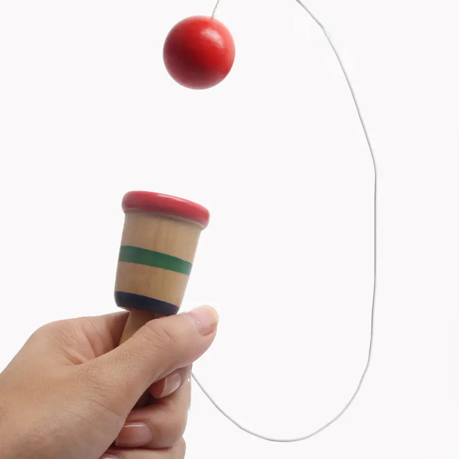 Wooden Cup and Ball Catch Game – Classic Skill Toy
