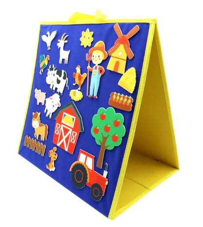 Farm Theme Felt Board – Interactive Storytelling Toy