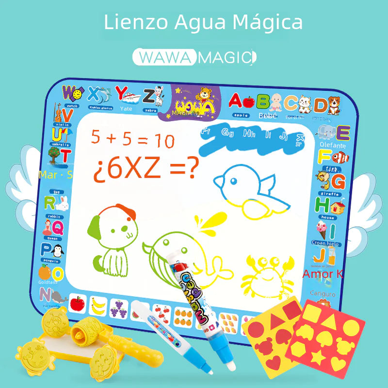 Kids' Magic Water Doodle Drawing Mat - Creative Play Toy