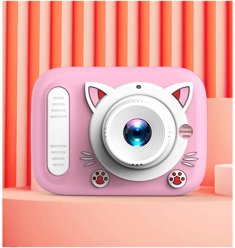 Kids Digital Camera with Video & Cute Cat Design