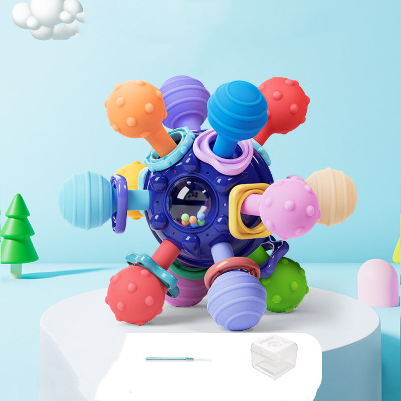 Baby Sensory Rattle Ball – Multi-Grip Teether Toy