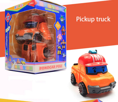 Fire Engine Transformer Toy for Kids