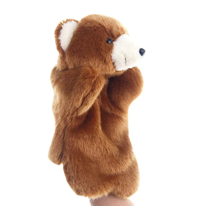 Cuddly Brown Bear Puppet Toy for Kids
