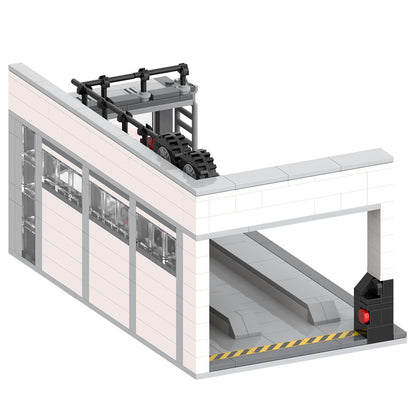 Car Repair Shop Building Block Toy