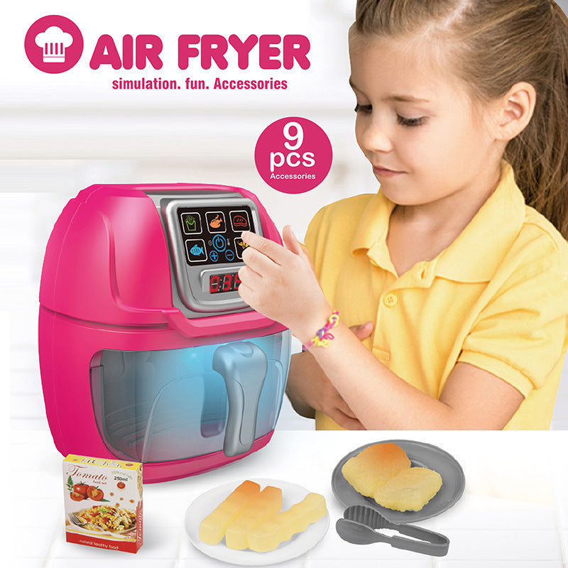 Mini Kids Air Fryer Toy Set – Interactive Cooking Fun