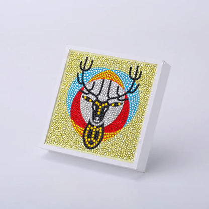 Cute Animal Diamond Art Kit – DIY Sparkle Canvas