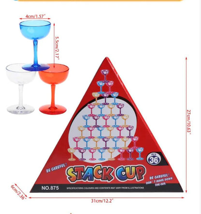 36-Piece Kids Stacking Cups Game