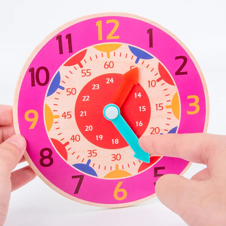 Montessori Wooden Clock Toys