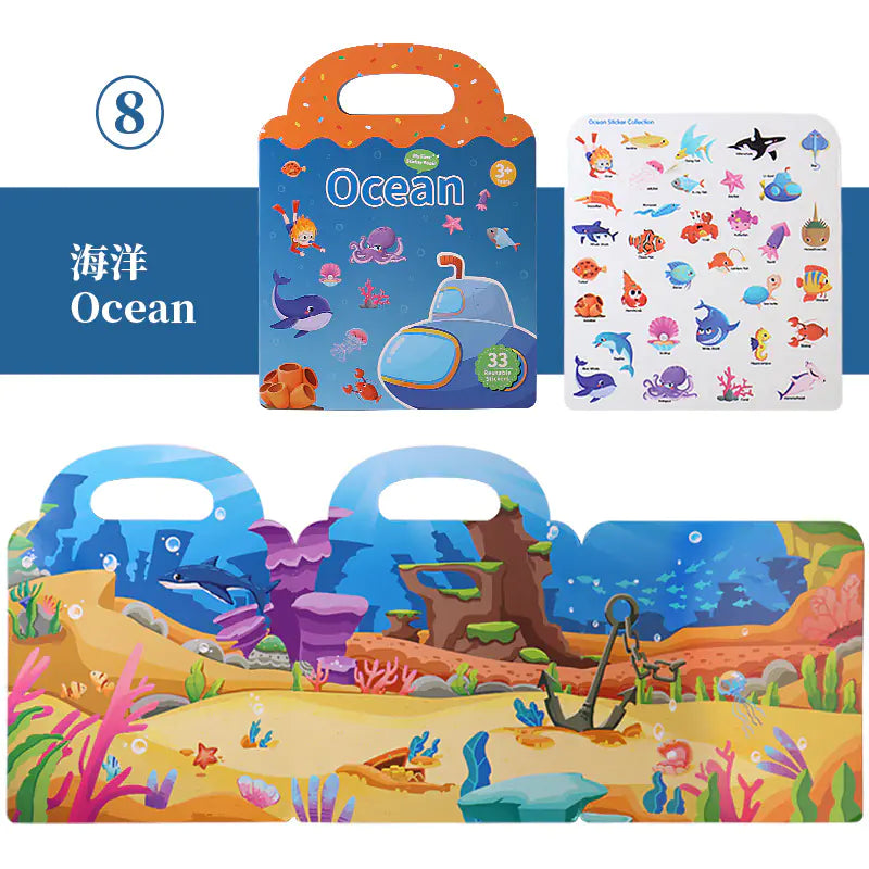 Global Jelly Sticker Quiet Books