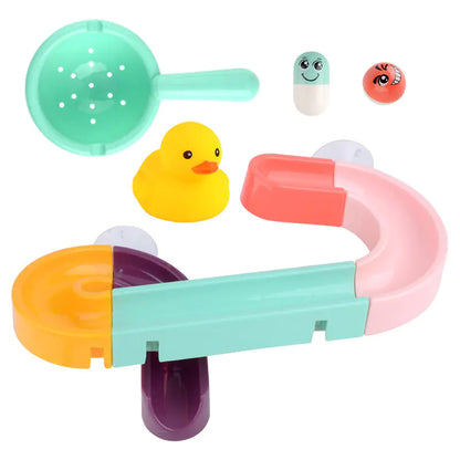 Water Slide Bath Toy Set – Ducks & Rolling Fun Track