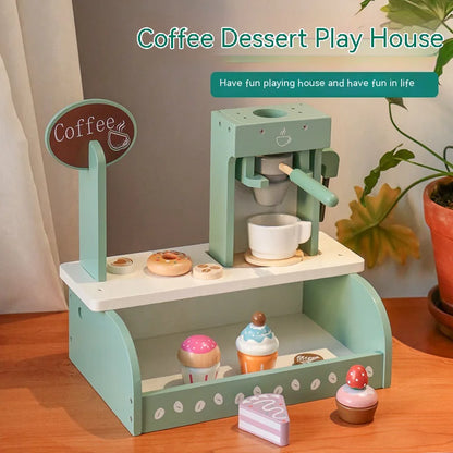 Wooden Tea Time Playset for Kids
