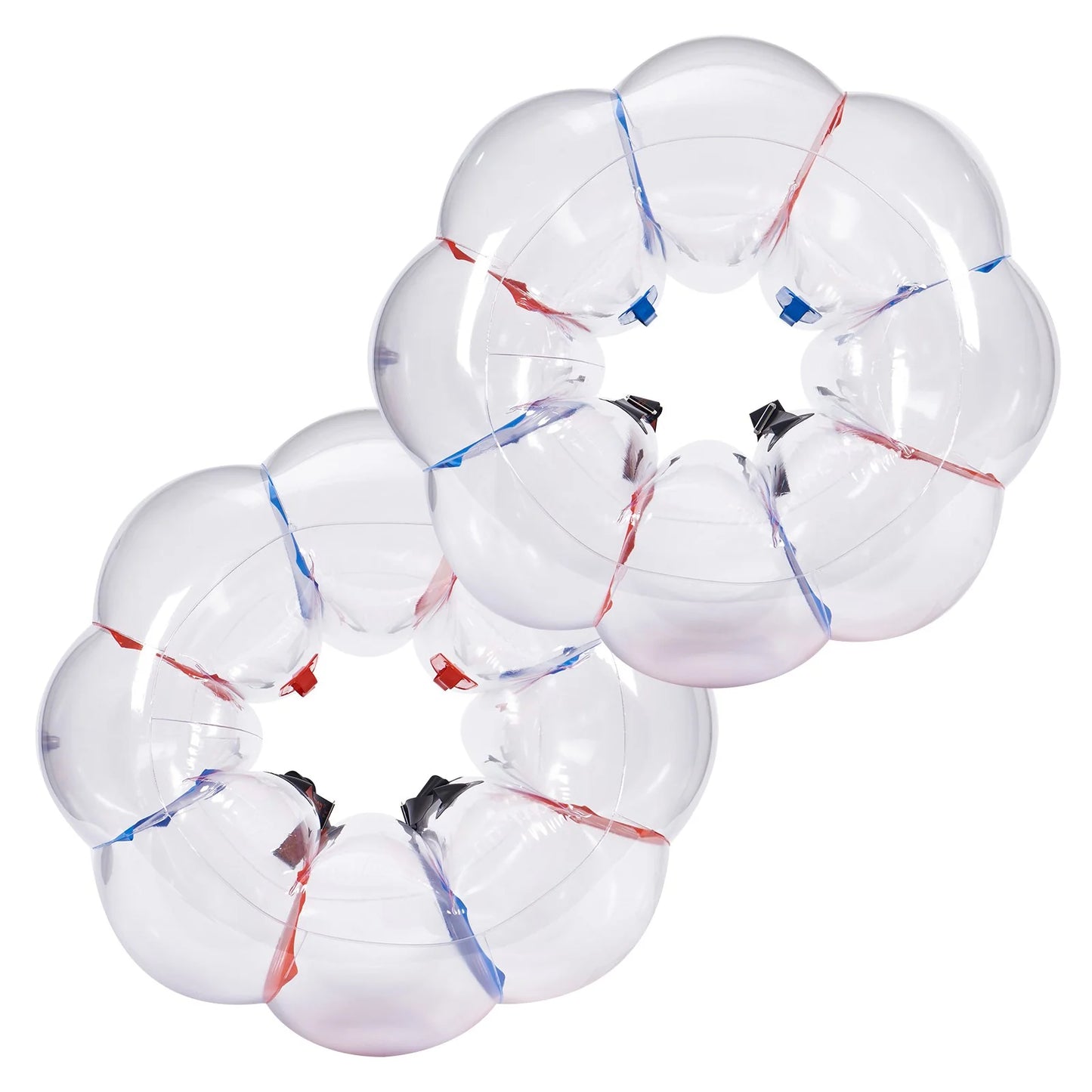 VEVOR Inflatable Bumper Balls 2-Pack 4FT/1.2M PVC Sumo Zorb Balls for Kid & Teen