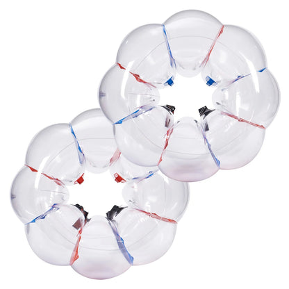 VEVOR Inflatable Bumper Balls 2-Pack 4FT/1.2M PVC Sumo Zorb Balls for Kid & Teen