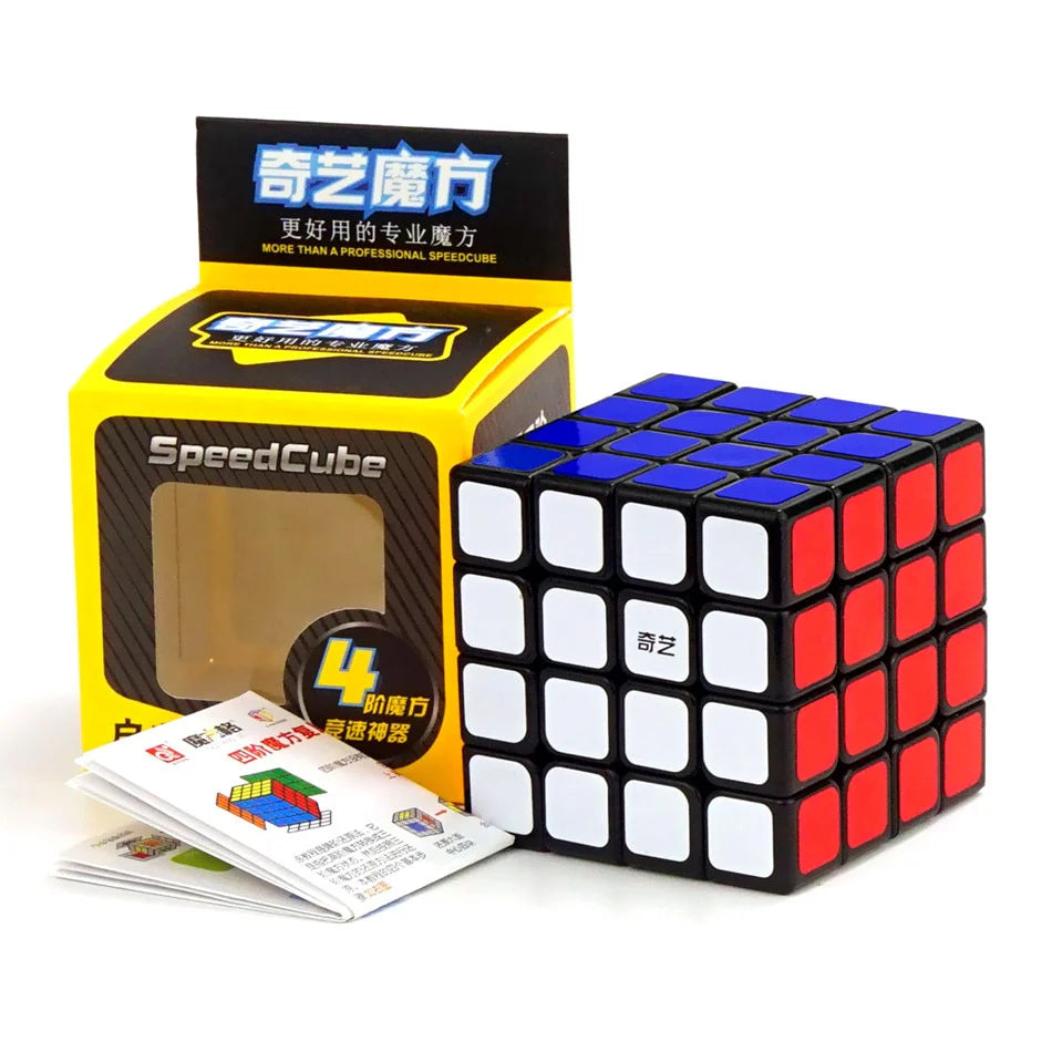 Qiyi Yuan S 4X4 V2 Speed Cube 4X4X4 Puzzle Speed Magic Cube 4Layers Speed Cube Professional Puzzle Toy for Children Kids Gift