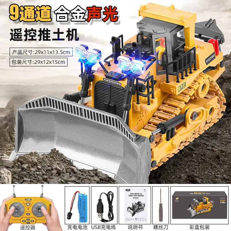 Mega RC Excavator Toy – Realistic Alloy Digger