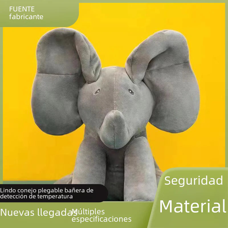 Soft Singing Plush Elephant Toy – Big Ears Cuddly Friend