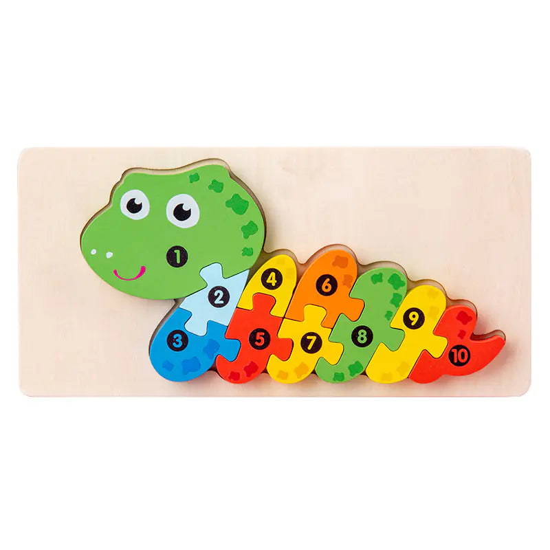 Kids' Learning Wooden Puzzle Sets