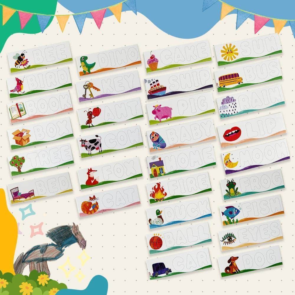 Interactive Alphabet Learning Tool: Letter Matching and Spelling Word Builder
