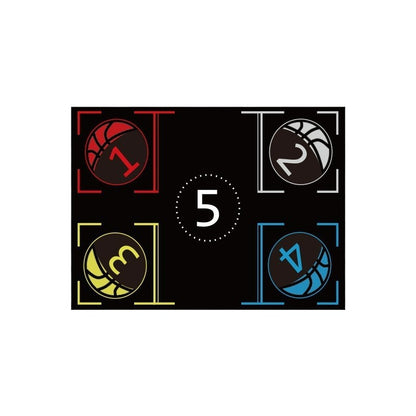 Basketball Footwork Training Mat - Non-Slip Skill Builder