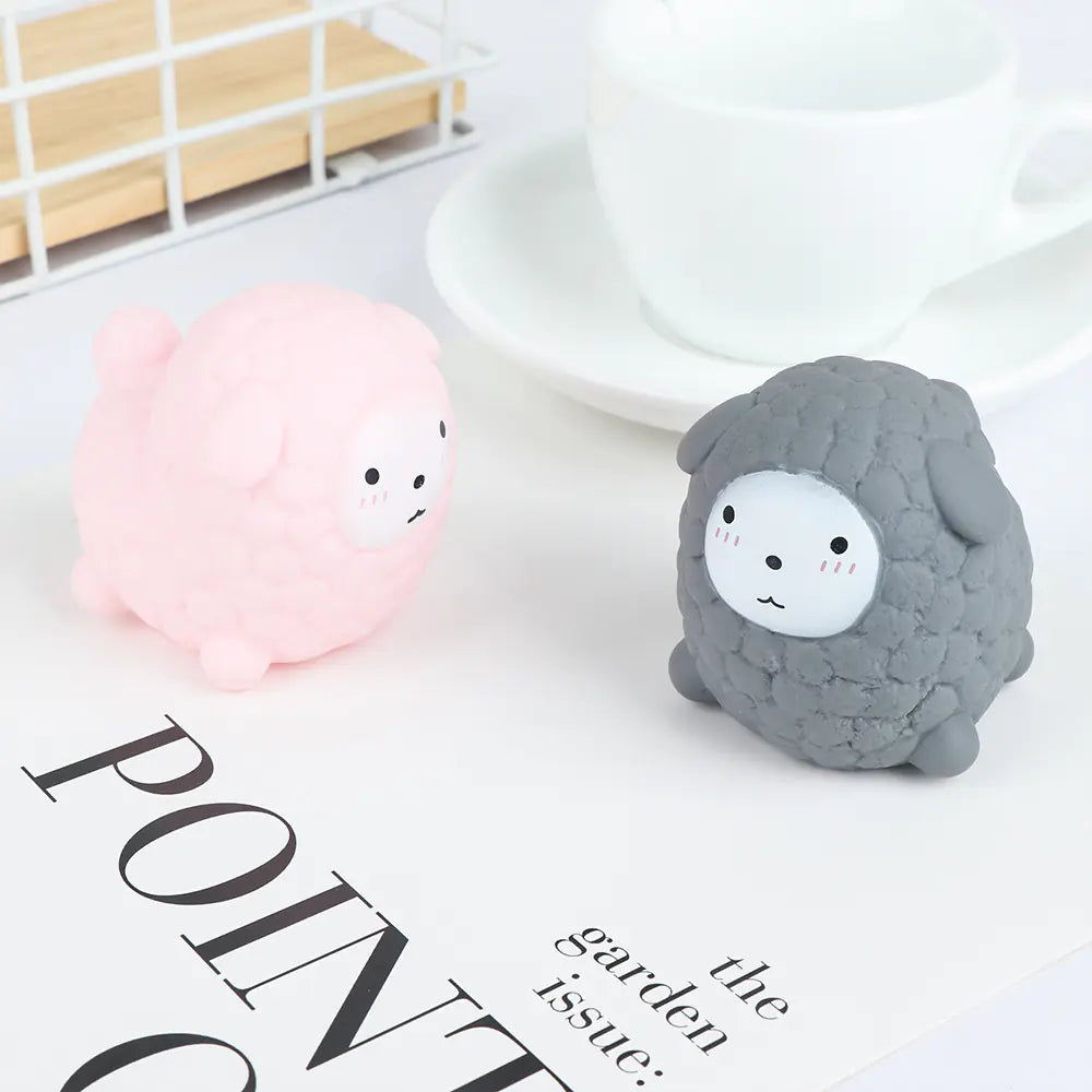 Charming Pink Sheep Stress Toy for Kids