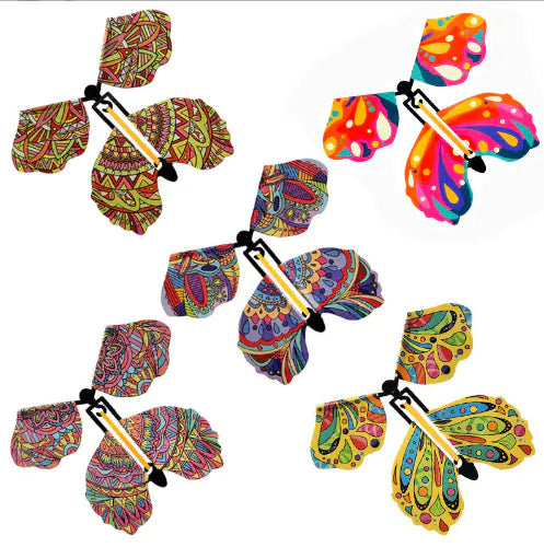 Magic Flying Butterfly Toy – Wind Up Surprise Fun