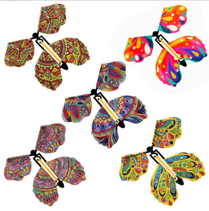 Magic Flying Butterfly Toy – Wind Up Surprise Fun