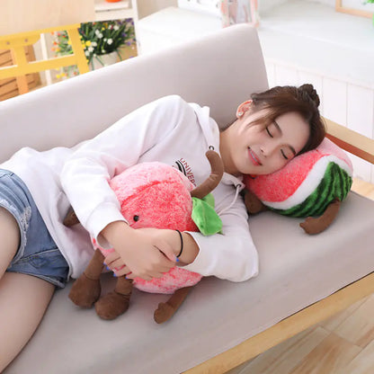 Fruity Cuddle Buddies - Cherry & Watermelon Plush
